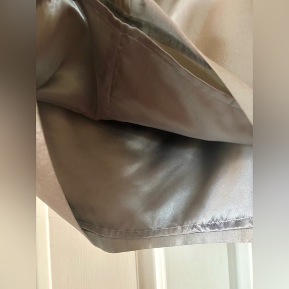 NWT J.CREW A-Line Mini Skirt, Silver, Size 0P, Wool & Silk, New Years Eve Outfit - Picture 4 of 5